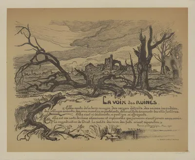 La voix des ruines by Виктор Пруве, 1918 — digital art print download