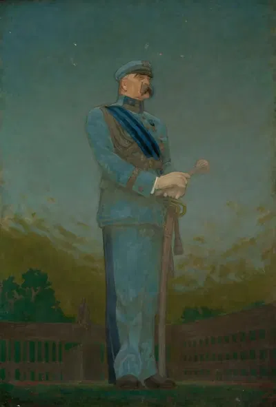 Portrait of Marshal Józef Piłsudski by Władysław Koch, 1938 — digital art print download