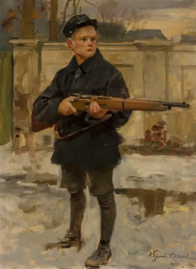 Львовский орленок by Войцех Коссак, 1933 — digital art print download
