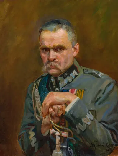 Портрет маршала Юзефа Пилсудского by Войцех Коссак, 1928 — digital art print download