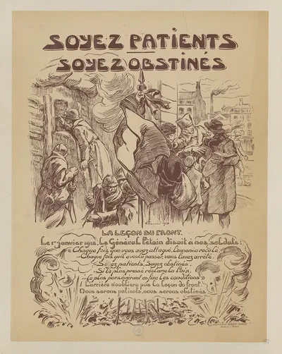 Soyez patients, soyez obstinés by Виктор Пруве, 1918 — digital art print download