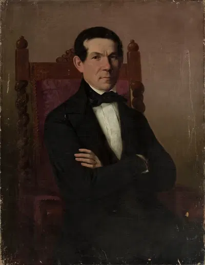 Портрет Яна Клецкого, доктора медицины by Ромualд Хойнацкий, 1848 — digital art print download