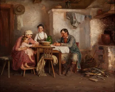 ABC – the first reading lesson by Franciszek Ejsmond, 1886 - 1893 — digital art print download