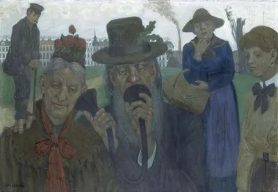 Das Hörrohr by Hans Baluschek — digital art print download