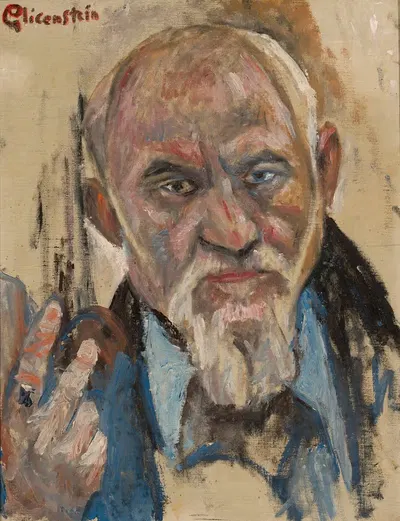 Автопортрет by Генрик Глиценштейн, 1935 — digital art print download