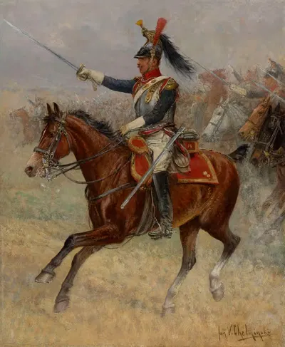 14-й кирасирский полк by Ян Хелминьский — digital art print download
