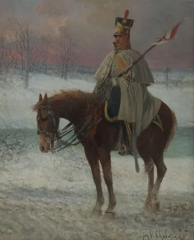 8-й Франко-Польский Легкий Кавалерийский Полк by Ян Хелминьский — digital art print download
