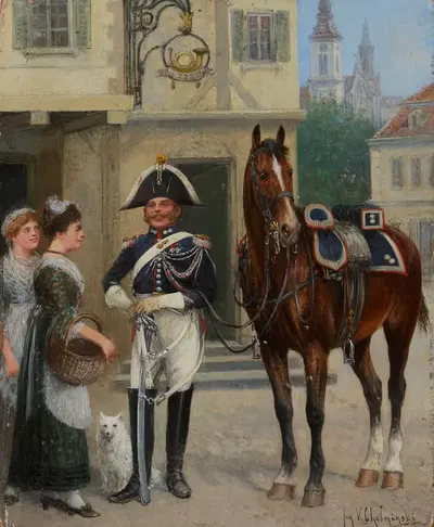 Жандарм by Ян Хелминьский — digital art print download