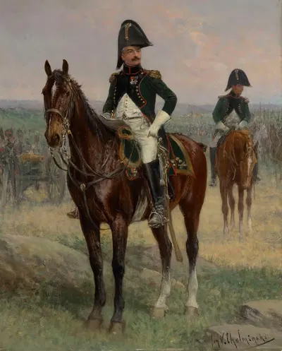 Полковник пехотной артиллерии by Ян Хелминьский — digital art print download