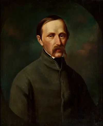 Portrait of Józef Ignacy Kraszewski by Ksawery Jan Kaniewski, 1812–1887 — digital art print download