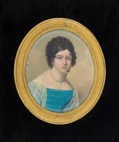 Портрет Иоанны Дуниновны by Леон Бжезиньский, 1833 — digital art print download