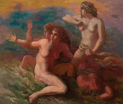 Композиция – эскиз для потолка Вавеля by Леонард Пекальский, 1931 — digital art print download