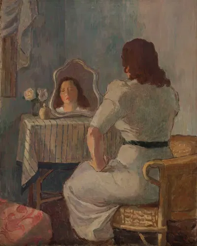 Перед зеркалом by Леонард Пекальский — digital art print download