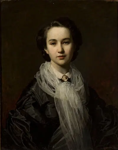 Портрет Ядвиги Дембовской, шателен by Леопольд Горовиц, 1862 — digital art print download