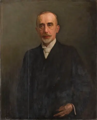 Портрет доктора Миколая Рейхмана, директора Варшавской филармонии by Людомир Яновский — digital art print download