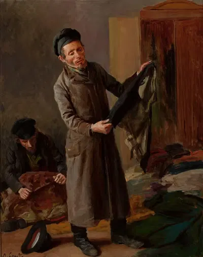 Еврейские торговцы антиквариатом by Станислав Лентц — digital art print download