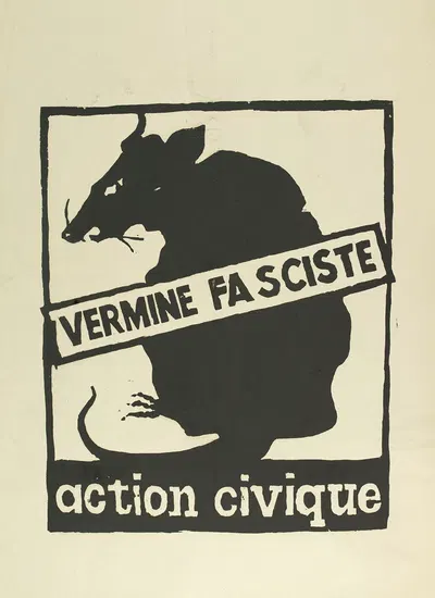 Vermine Fasciste Action Civique by Atelier de l'Ecole Nationale Supérieure des Beaux-Arts, 1968 — digital art print download