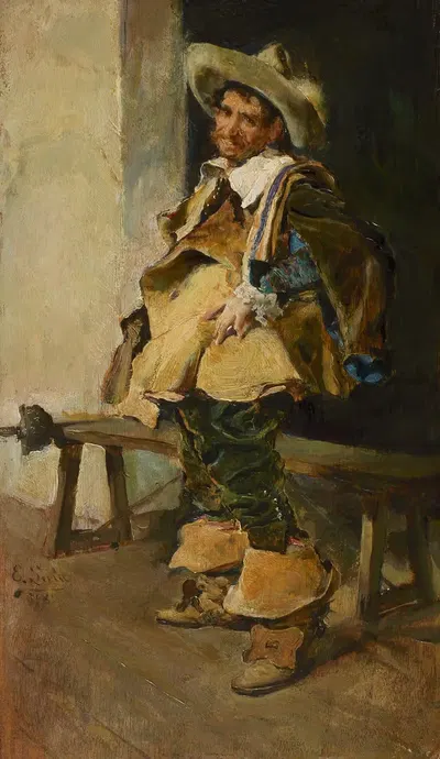 Манспортрет by Эмилио Сала и Франсес, 1850 — digital art print download