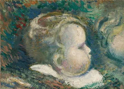 Tête du petit Pierre, nouveau-né by Georges Lemmen, 1896 — digital art print download