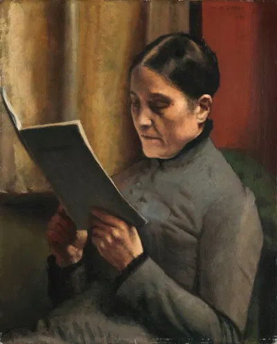 La Mère de l'artiste by Georges Lemmen, 1883 — digital art print download