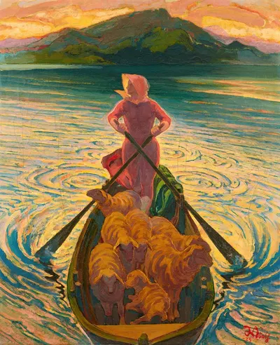Überfahrt by Gustav Wiethüchter, 1929-1936 — digital art print download