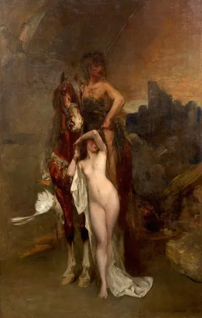 Пленница by Анри Курселль-Дюмон, 1904 — digital art print download