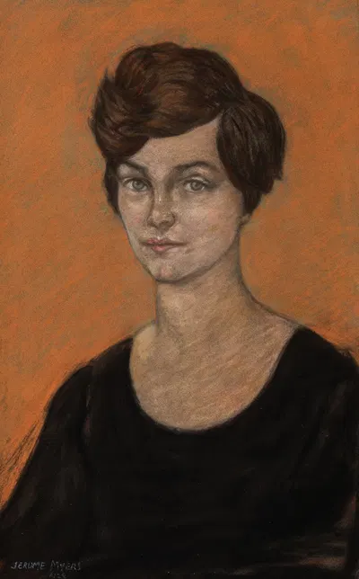 Портрет женщины by Джером Майерс, 1928 — digital art print download