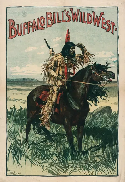 Buffalo Bill's Wild West by Форбс и Ко, 1889 — digital art print download