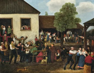 Праздник деревенской церкви by Михаэль Нидер, 1861 — digital art print download