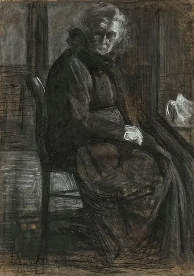 Мать by Умберто Боккьони, 1908 — digital art print download
