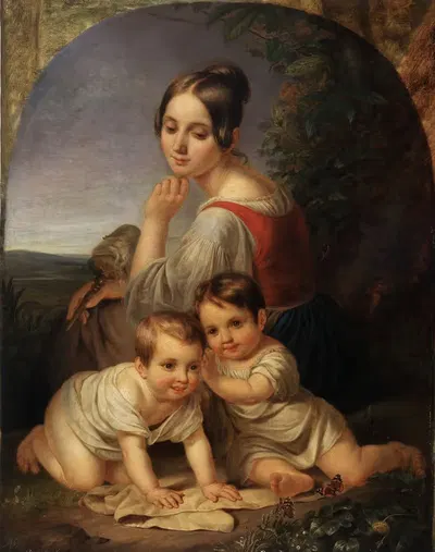 Братья-медсёстры by Адрианус Вулффаерт, 1838 — digital art print download