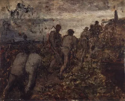 Голгофа by Константин Менье, 1900 — digital art print download