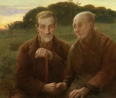 Закат жизни by Эдмон Ван Хове, 1905 — digital art print download