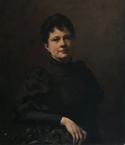 Self-Portrait by Emma De Vigne, 1894 — digital art print download