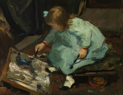 Лийзе рисует by Флорис Арнтцениус, 1906 — digital art print download