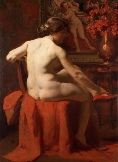 После ванны by Гюстав Ванез, 1902 — digital art print download