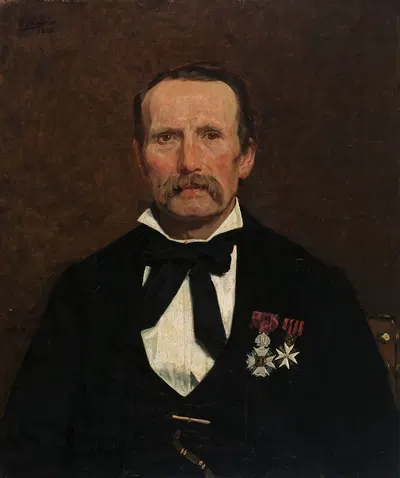 Портрет Якова Виемера by Гюстав Ванез, 1883 — digital art print download