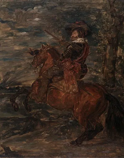 Портрет герцога Оливареса (по Диего Веласкесу) by Гюстав Ванез — digital art print download
