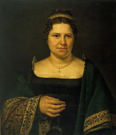Портрет женщины by Анри Дилленс, 1829 — digital art print download