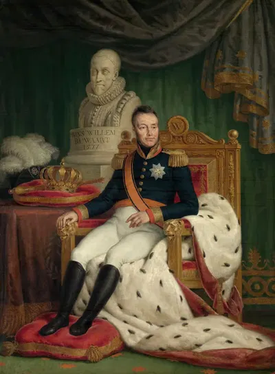 Король Виллем I by Жозеф Дени Одевэр, 1815-1830 — digital art print download
