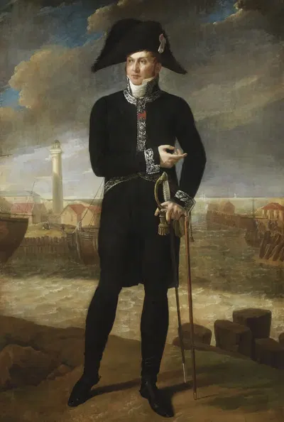 Портрет маркиза Бернара-Франсуа де Шовлена by Жозеф Дени Одевэр, 1805 — digital art print download