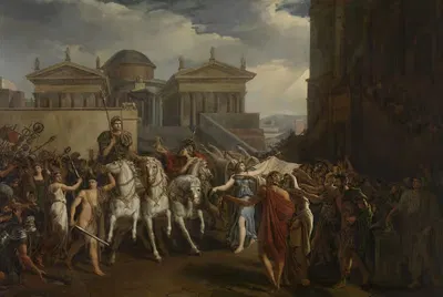 Триумфальная процессия императора Траяна by Жозеф Дени Одевэр, 1812 — digital art print download