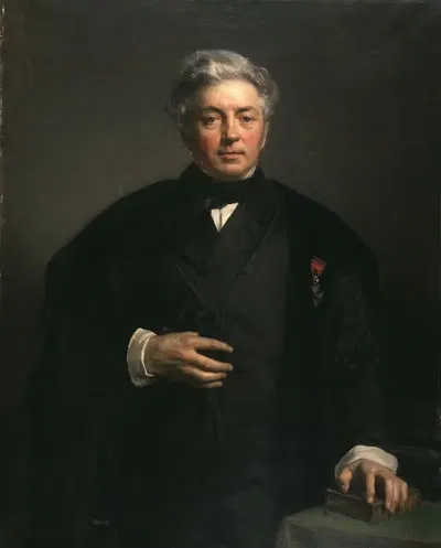 Portrait of the Physician Burggraeve by Joseph Pauwels, 1881 — digital art print download