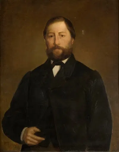 Self-Portrait by Louis Tytgadt, 1868 — digital art print download