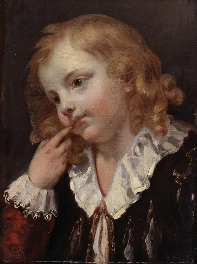 Child's Head by Philippe Jacques Van Brée — digital art print download