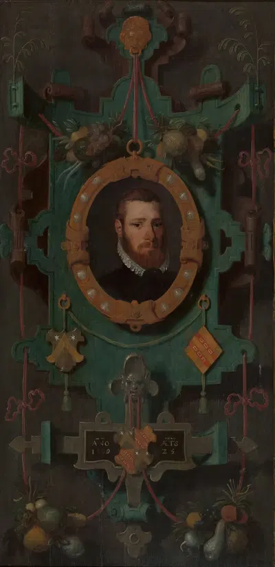 Портрет Кристофеля Гюйзе by Питер Пурбус, 1560 — digital art print download