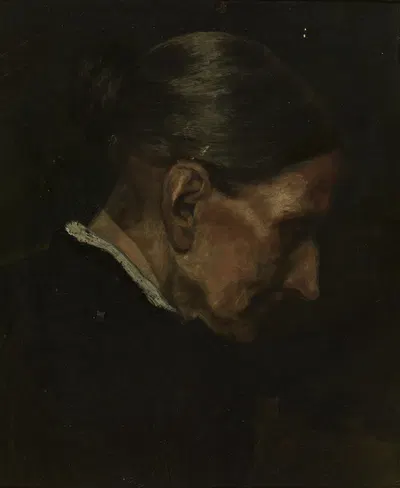 Портрет дамы (госпожа Хорн в профиль) by Виллем Марис, 1895-1900 — digital art print download