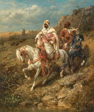 Наступление by Адольф Шрайер — digital art print download