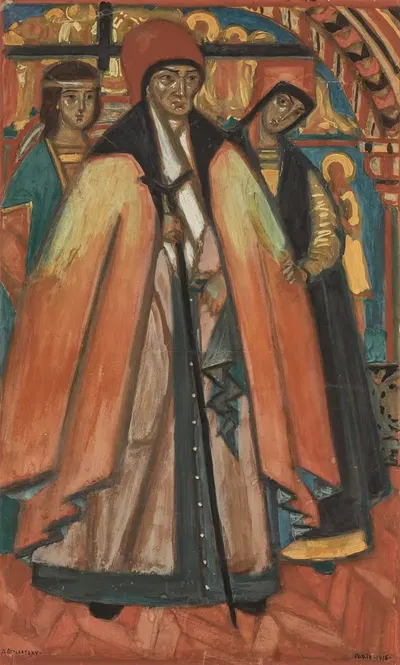 Марфа Посадница by Дмитрий Семёнович Стеллетский, 1916 — digital art print download