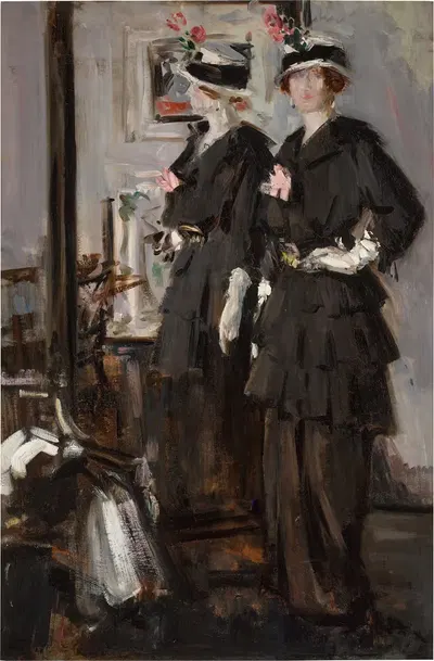 Зеркало в полный рост by Фрэнсис Кэмпбелл Бойло Каделл, 1915 — digital art print download